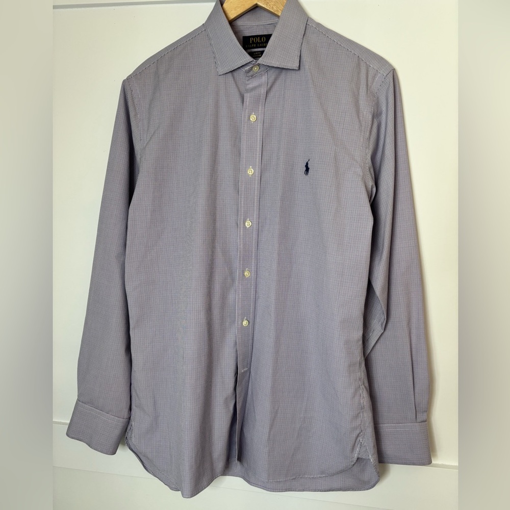 Ralph Lauren Men's Light Blue Dress Shirt size 16x 34/35